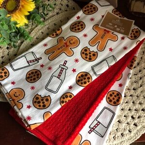 Deborah Connolly GINGERBREAD, MILK & COOKIES Kitchen Towel Set
